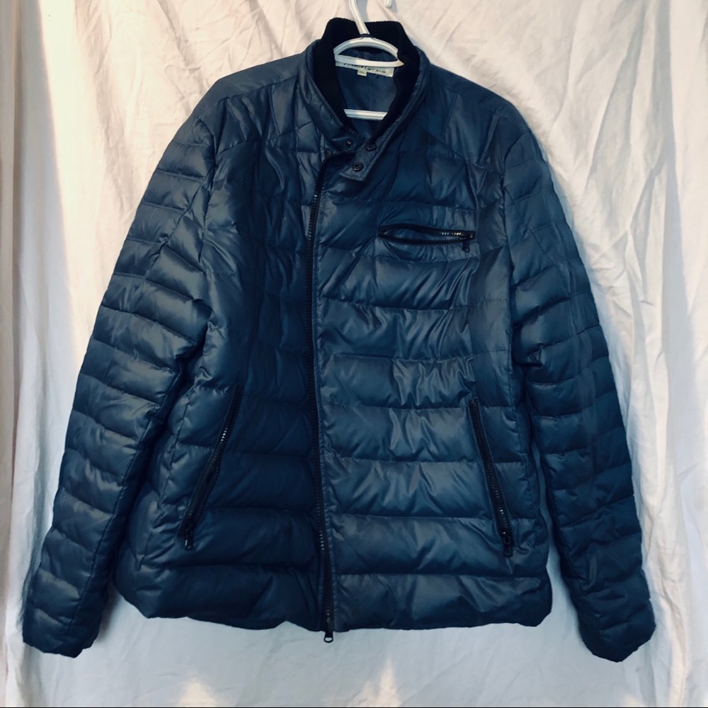 Men’s blue Kenneth Cole puffer jacket size XXL